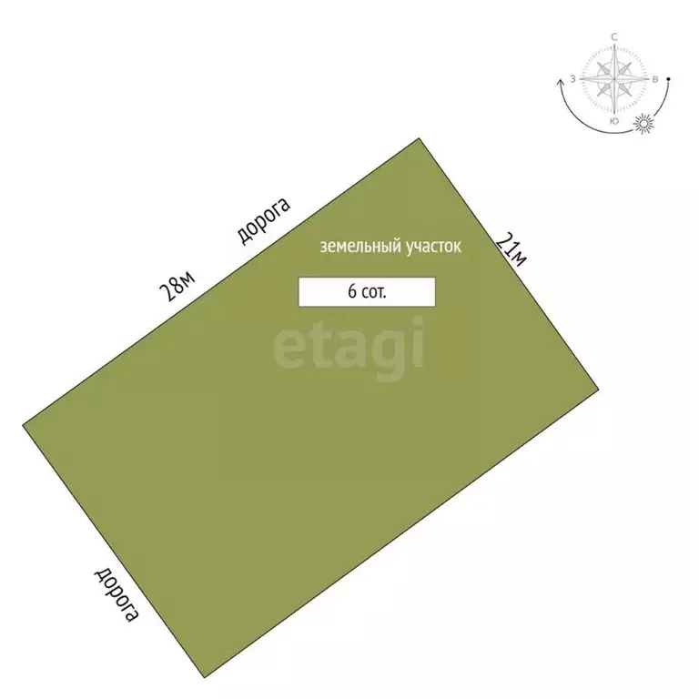 Участок в Ростовская область, Ростов-на-Дону Галактическая ул. (6.0 ... - Фото 2