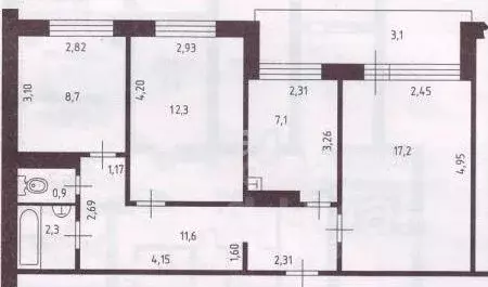 3-к кв. Самарская область, Тольятти ул. Свердлова, 49 (50.4 м) - Фото 1