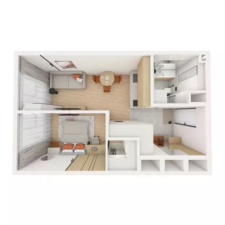 2-к кв. Приморский край, Владивосток ул. Нейбута (48.53 м) - Фото 2