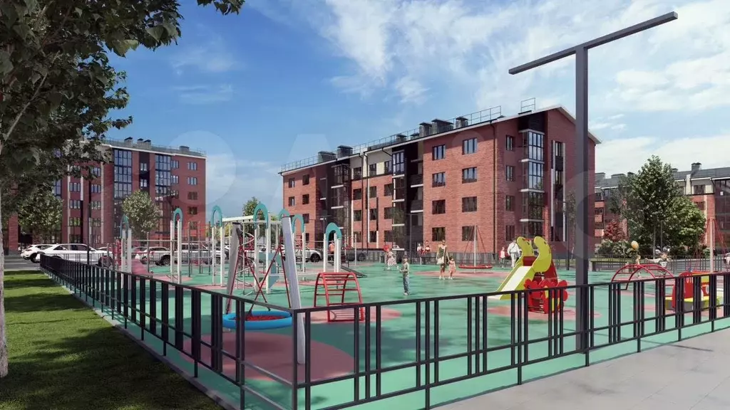 2-к. квартира, 47,7 м, 1/4 эт. - Фото 0