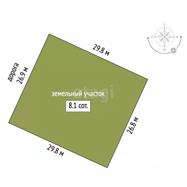 Участок в Башкортостан, Стерлитамакский район, Красноярский сельсовет, ... - Фото 1