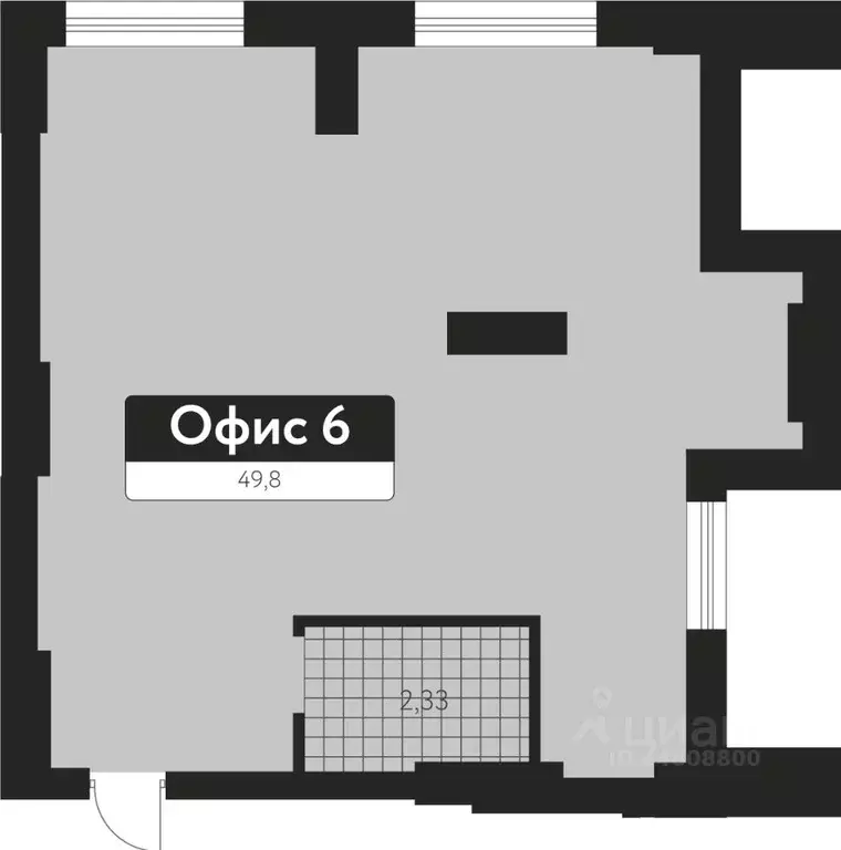 Офис в Свердловская область, Екатеринбург ул. Академика Ландау, 43 (50 ... - Фото 1