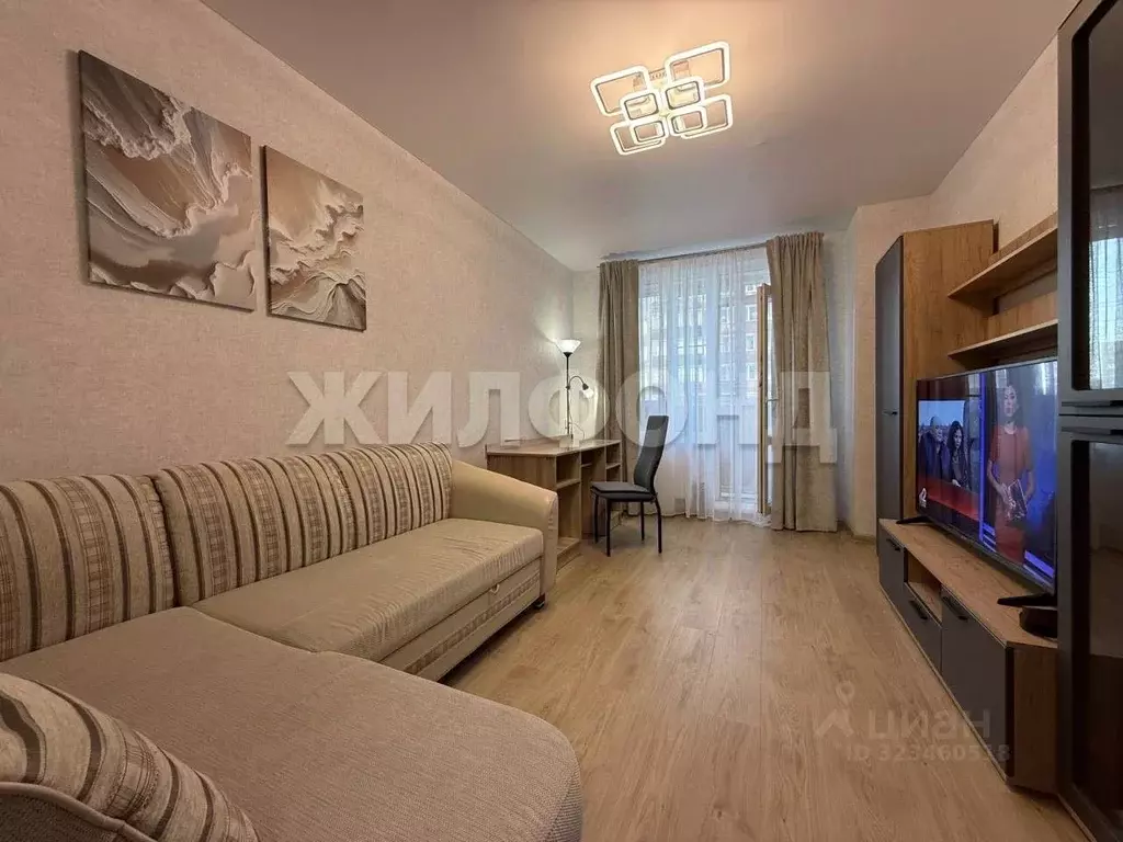 1-к кв. Новосибирская область, Новосибирск ул. Галущака, 15 (35.0 м) - Фото 1