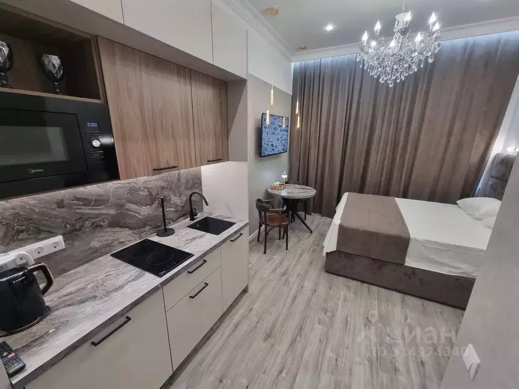 Студия Санкт-Петербург Тележная ул., 29 (23.0 м) - Фото 1