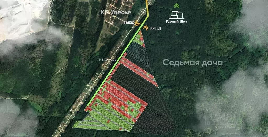 Участок в Свердловская область, Екатеринбург Седьмая Дача кп,  (7.0 ... - Фото 1