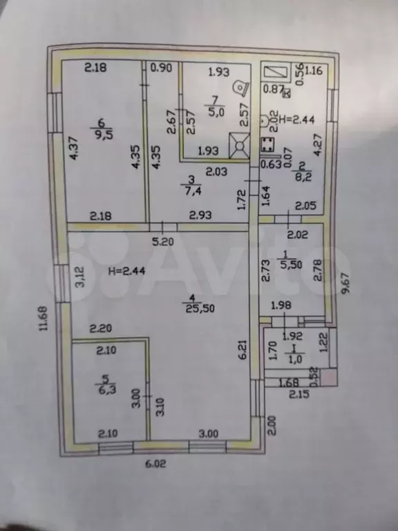 Дом 67,5 м на участке 10,3 сот. - Фото 0