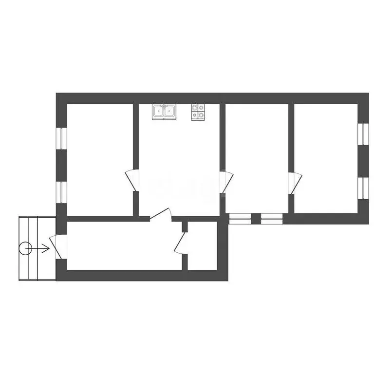 Дом в аал Райков, Минская улица (77 м) - Фото 1