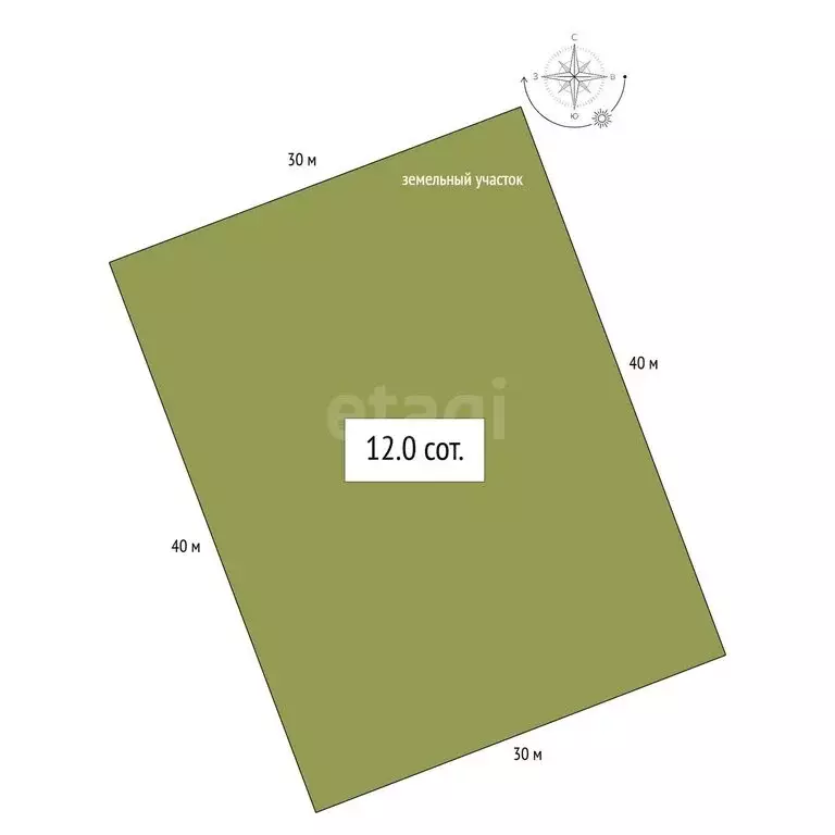 Участок в село Чемал, улица В.П. Труфанова (12 м) - Фото 1