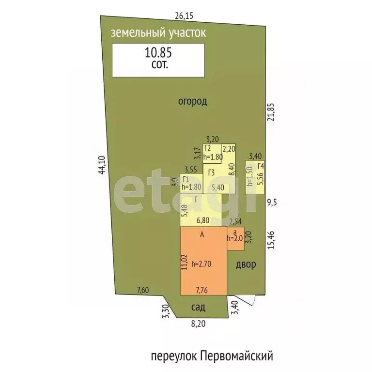 Дом в Свердловская область, Талица Первомайский пер., 8 (69 м) - Фото 2