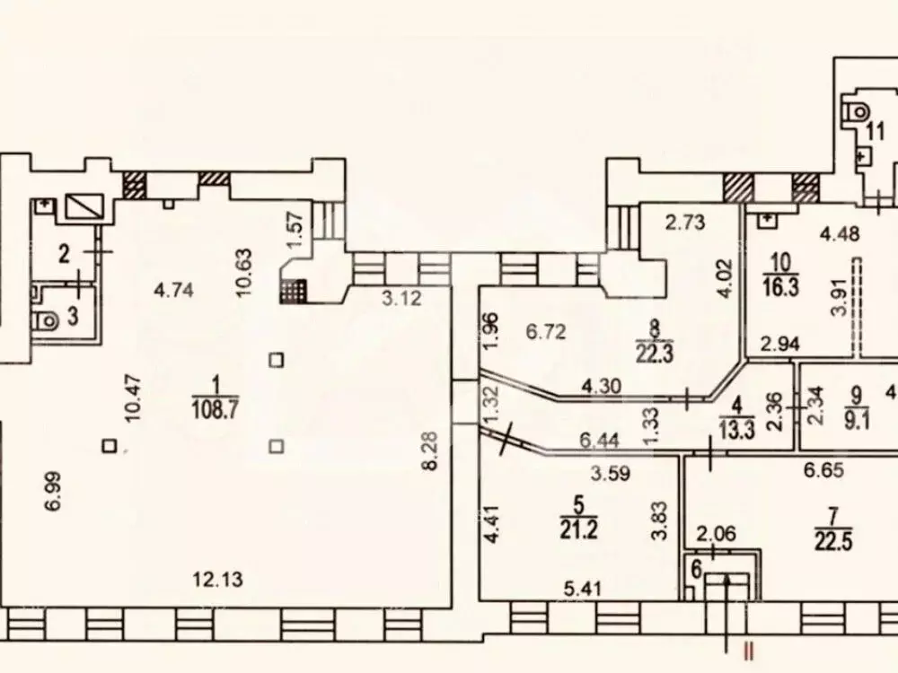 Торговая площадь в Москва пер. Колокольников, 24С3 (225 м) - Фото 2