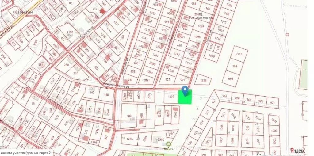 Участок в Волгоградская область, Городищенский район, Царицынское ... - Фото 0