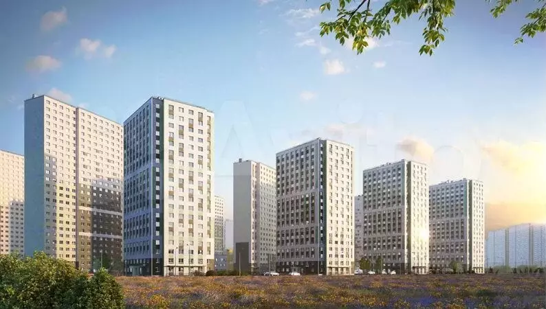 1-к. квартира, 32,5 м, 4/21 эт. - Фото 1