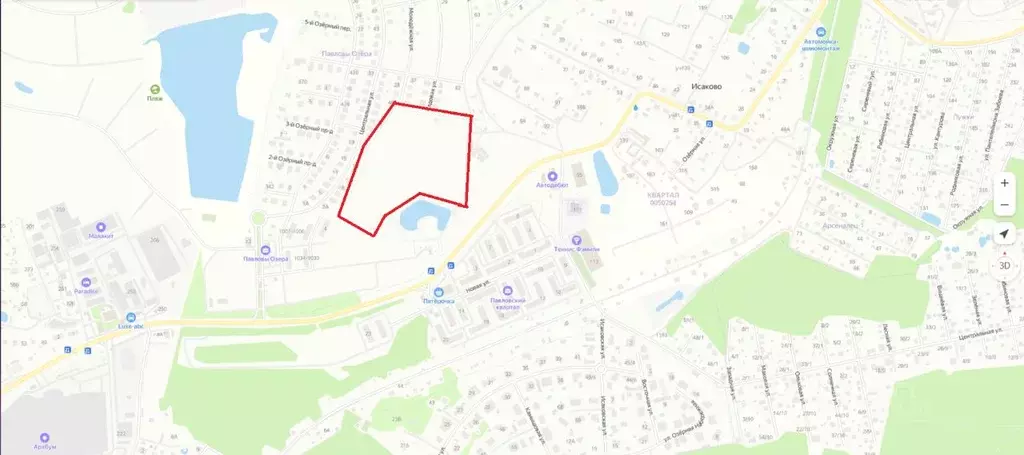 Участок в Московская область, Истра муниципальный округ, д. Исаково, ... - Фото 2