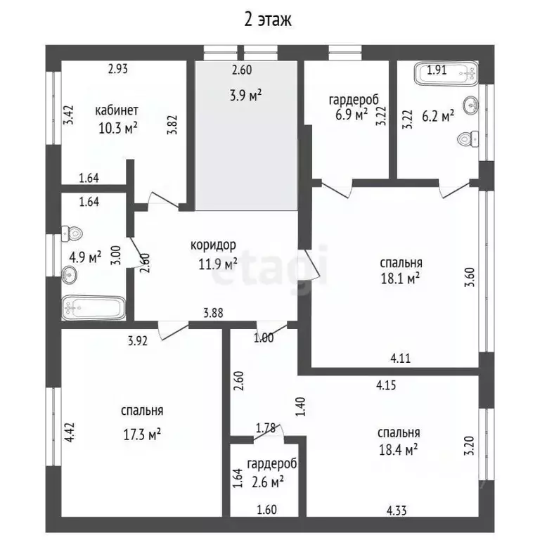 Дом в Крым, Бахчисарайский район, с. Табачное ул. Крымская, 2 (226 м) - Фото 2