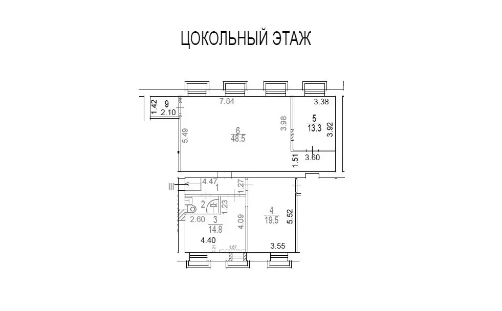 Помещение свободного назначения (109 м) - Фото 1