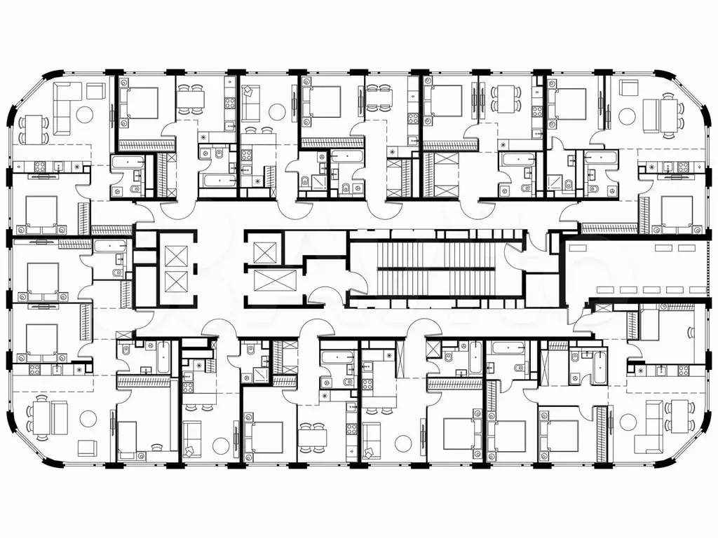 1-к. квартира, 34,5 м, 37/37 эт. - Фото 1