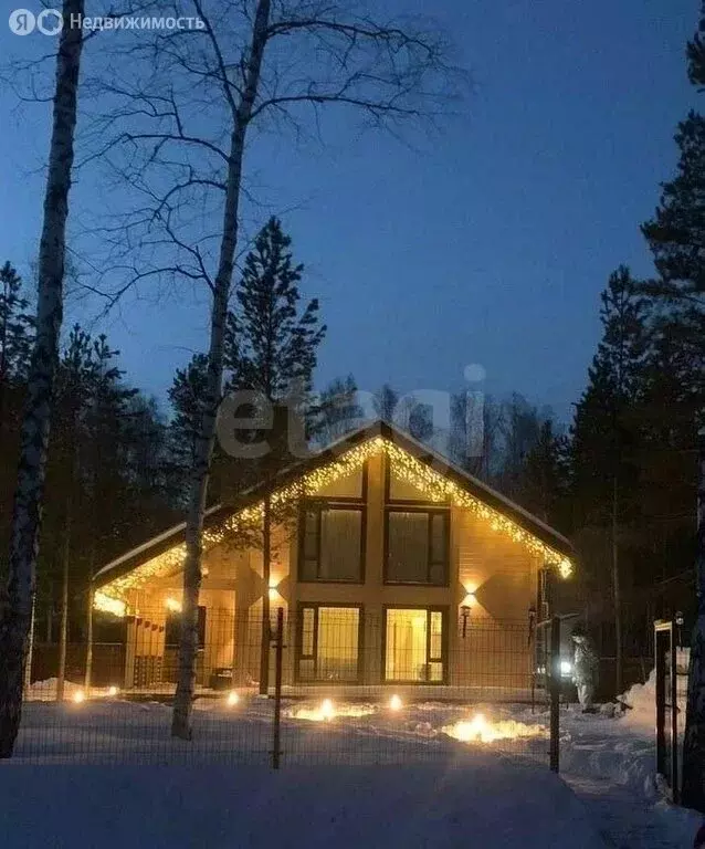 Дом в Кубовинский сельсовет, коттеджный посёлок Лаки Парк (160 м) - Фото 1