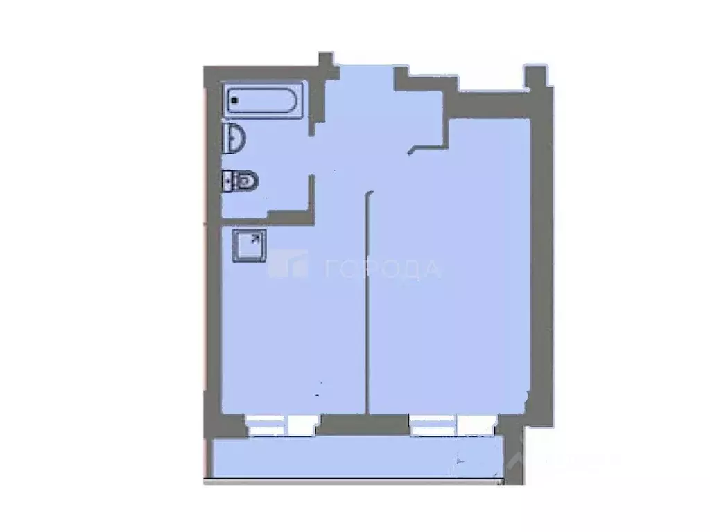 1-к кв. Алтайский край, Барнаул Балтийская ул., 101 (36.2 м) - Фото 2