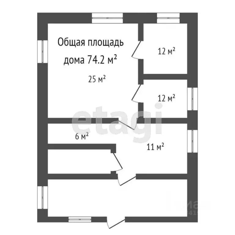 Дом в Брянская область, Выгоничский район, Утынское с/пос, с. Уручье ... - Фото 1