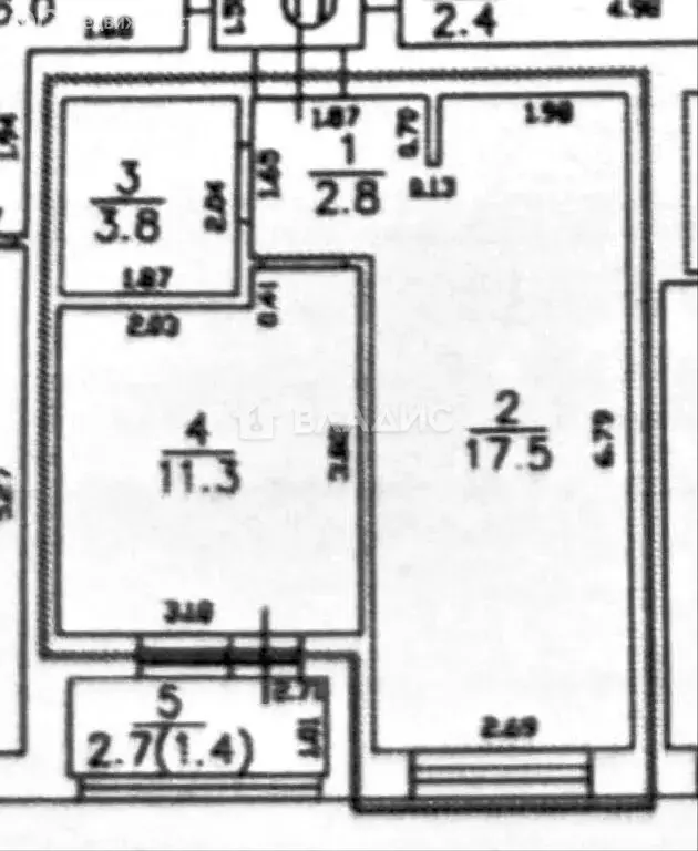 1-комнатная квартира: Пионерский, улица Гептнера, 11 (35.4 м) - Фото 0