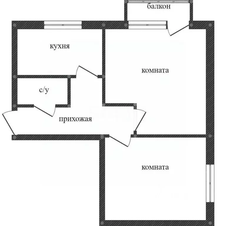 2-к кв. Костромская область, Кострома ул. Скворцова, 16 (42.6 м) - Фото 2