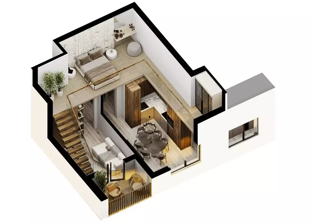 1-комнатная квартира: Светлогорск, Калининградский проспект, 70Е (64 ... - Фото 1