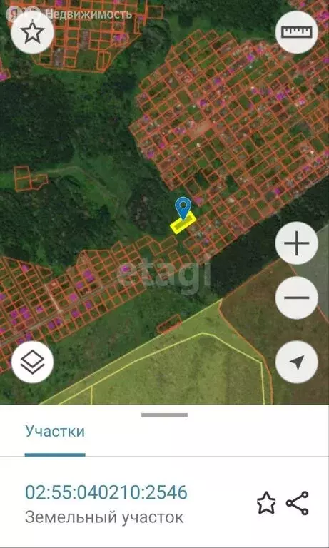 Участок в Уфа, коллективный сад № 34 ОСТ ОАО УМПО (15 м) - Фото 1