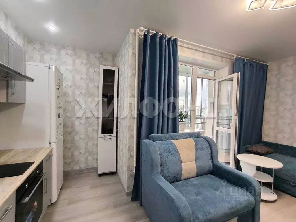 1-к кв. Новосибирская область, Новосибирск ул. Титова, 252/2 (26.6 м) - Фото 2