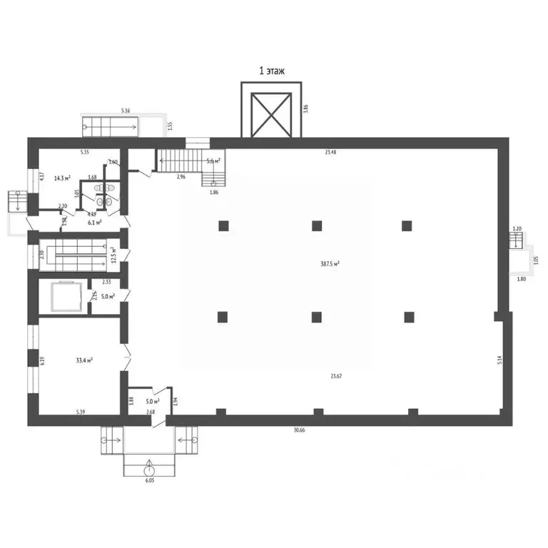 Торговая площадь в Свердловская область, Талица ул. Ленина, 75 (300 м) - Фото 2