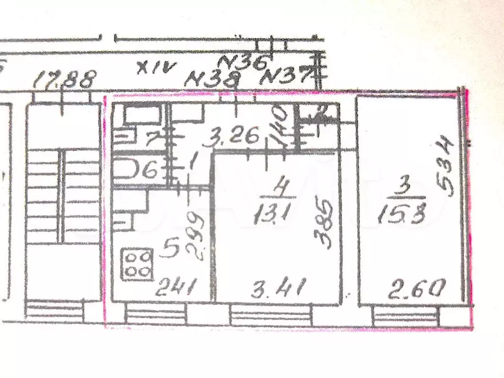 2-к. квартира, 42,5 м, 4/12 эт. - Фото 0