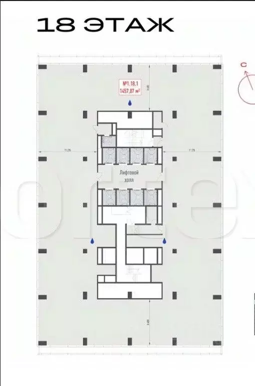 Офис в Москва Рябиновая ул., 44 (1458 м) - Фото 1