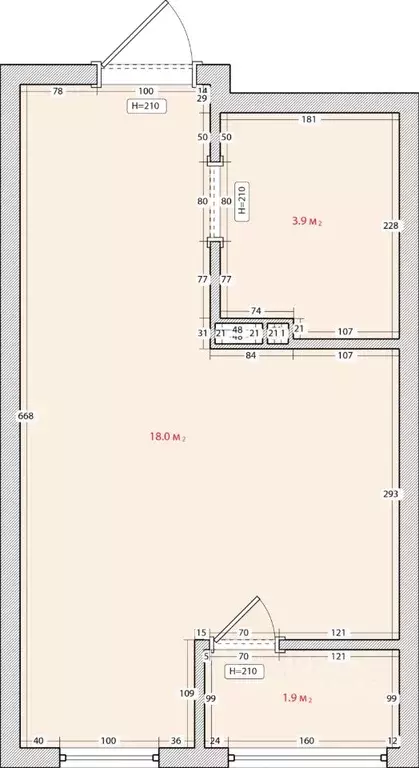 студия приморский край, владивосток ул. нейбута, 135с3 (23.3 м) - Фото 0