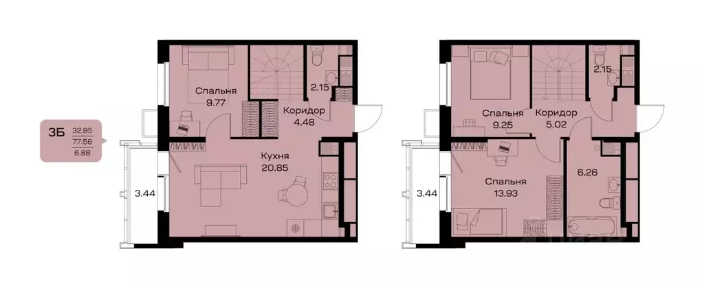 3-к кв. Ханты-Мансийский АО, Сургут ул. Семена Билецкого, 11 (84.44 м) - Фото 0