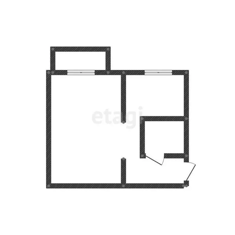 1-комнатная квартира: Улан-Удэ, Краснофлотская улица, 10 (32 м) - Фото 1