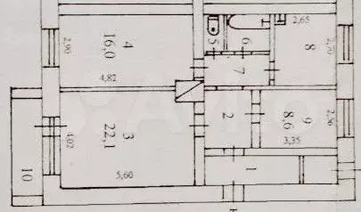 3-к. квартира, 71 м, 1/2 эт. - Фото 0