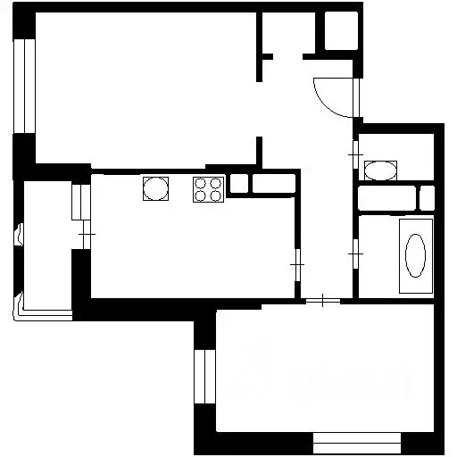 2-к кв. Московская область, Котельники Новые Котельники мкр, 2 (57.0 ... - Фото 2