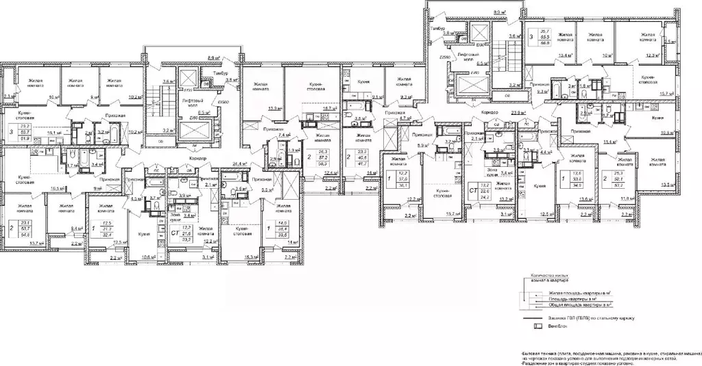 3-к кв. Нижегородская область, Нижний Новгород Кузнечиха Город жилой ... - Фото 2