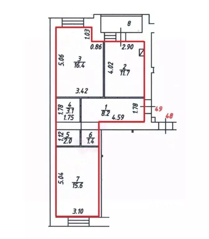 2-к кв. Костромская область, Кострома Советская ул., 120А (58.4 м) - Фото 1