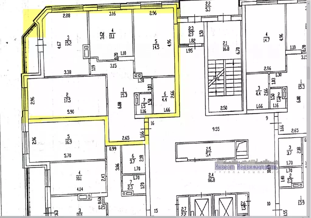 3-к кв. Алтайский край, Барнаул ул. 6-я Нагорная, 15Г/9 (79.5 м) - Фото 1