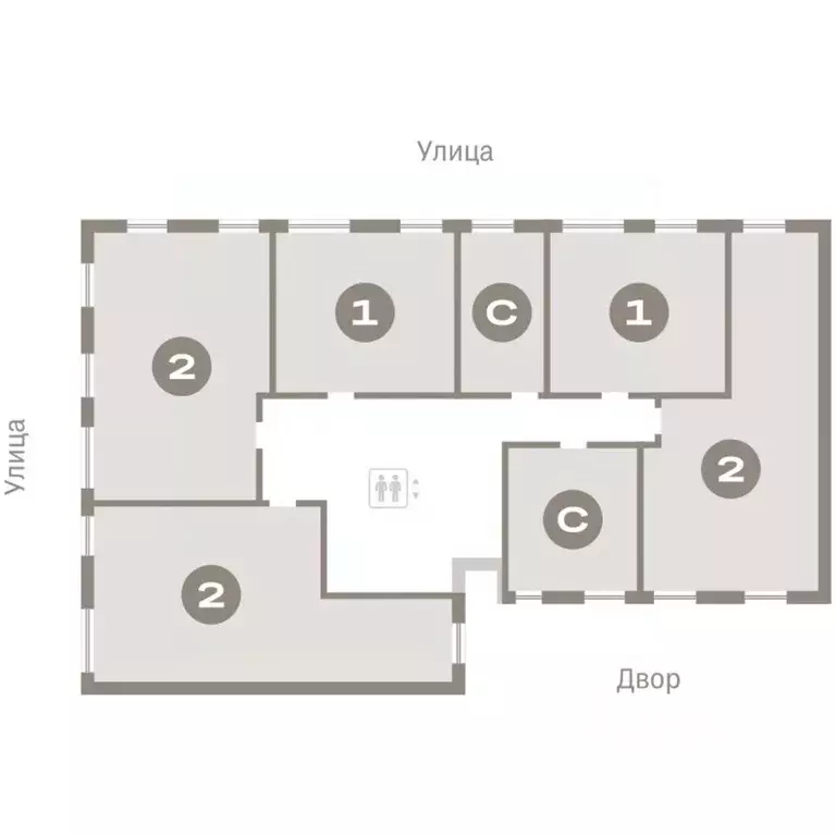 2-к кв. Омская область, Омск  (71.78 м) - Фото 1