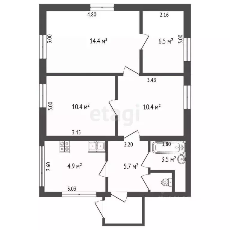 Дом в Пензенская область, Нижний Ломов Юго-Западный мкр, ул. Иванова, ... - Фото 2