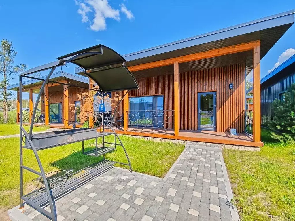 Дом в Ленинградская область, Приозерский район, Красноозерное с/пос, ... - Фото 1