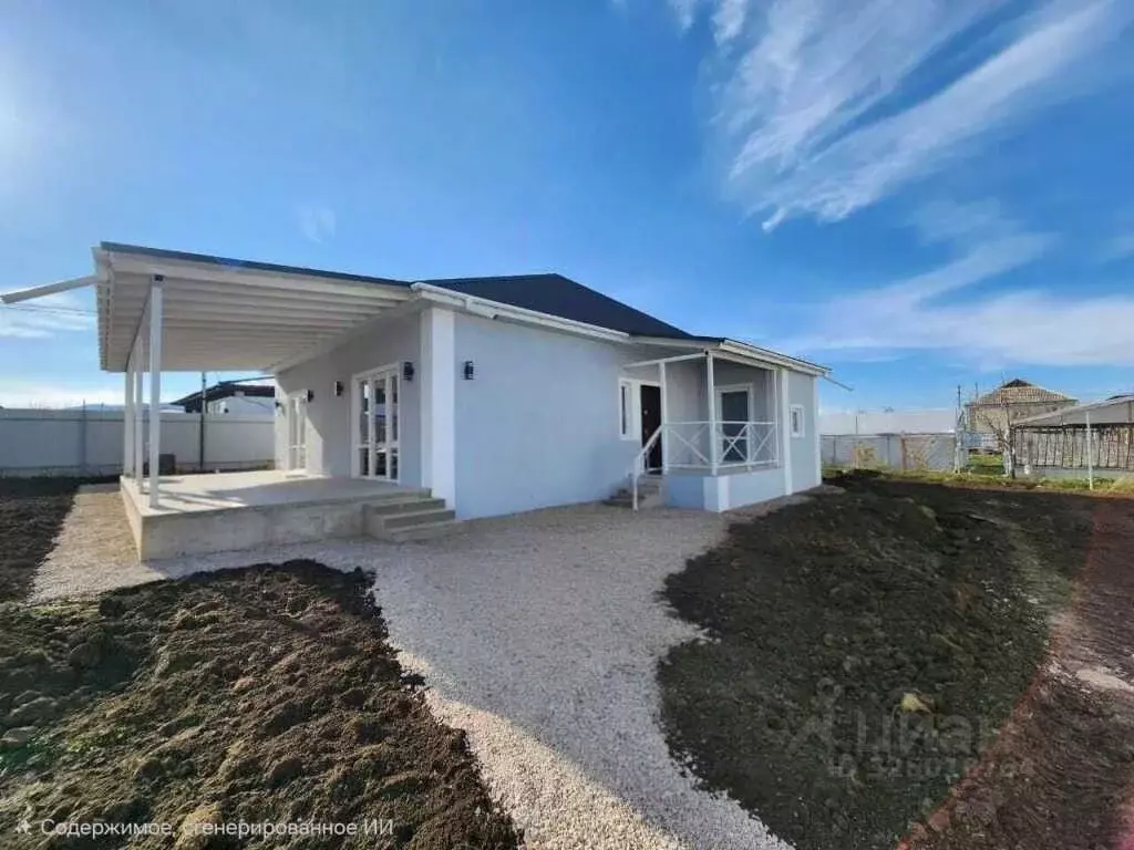 Дом в Крым, Симферопольский район, с. Урожайное  (100 м) - Фото 1