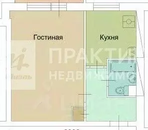 1-к кв. Москва ул. Бестужевых, 7Б (33.0 м) - Фото 2