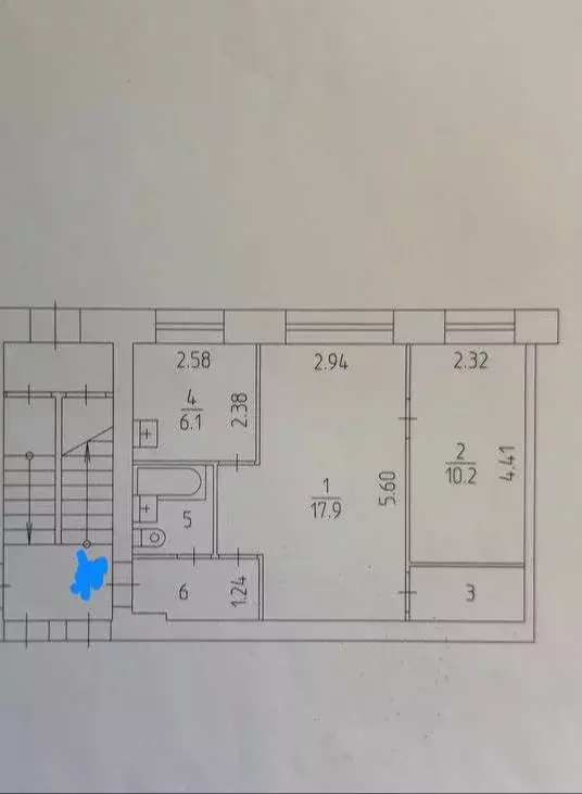Продаётся 2-к квартира, 43 м - Фото 0