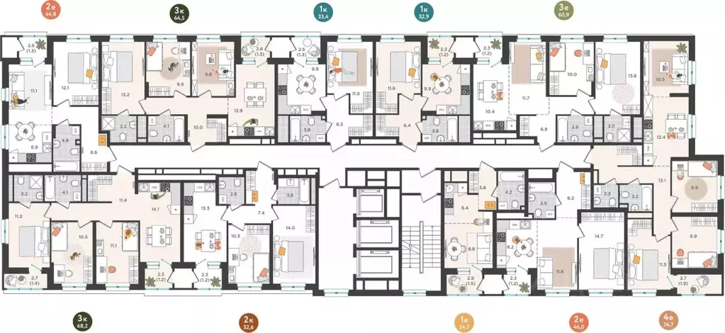 Студия Пермский край, Пермь ул. Куфонина, 1 (24.7 м) - Фото 1