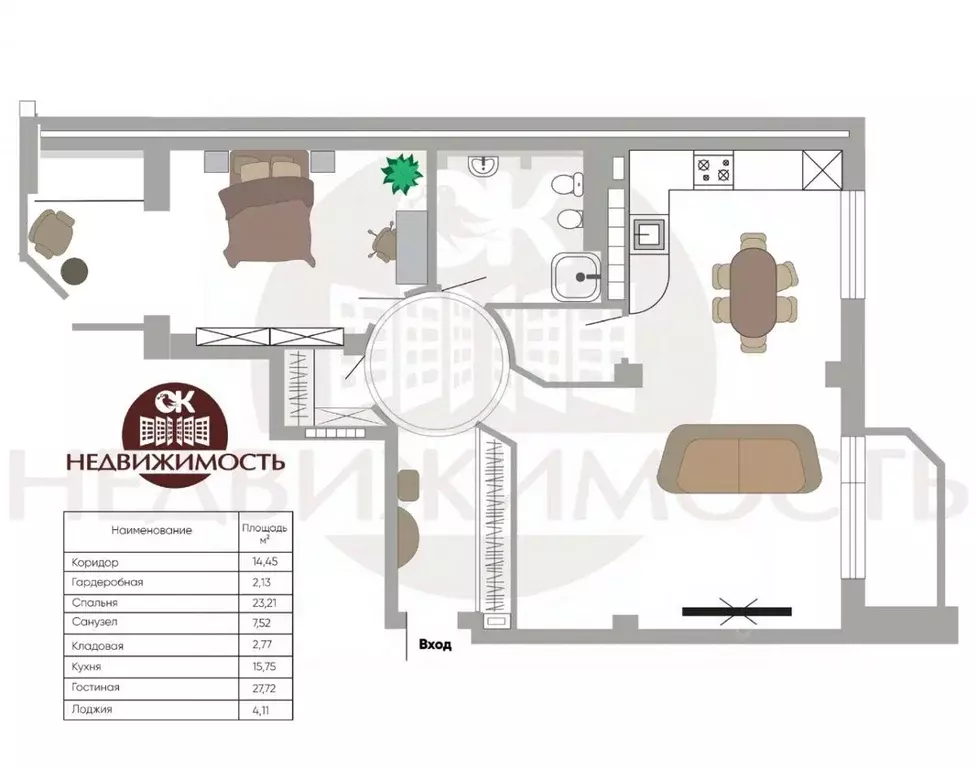 1-к кв. Волгоградская область, Волгоград ул. Им. Циолковского, 37 ... - Фото 2