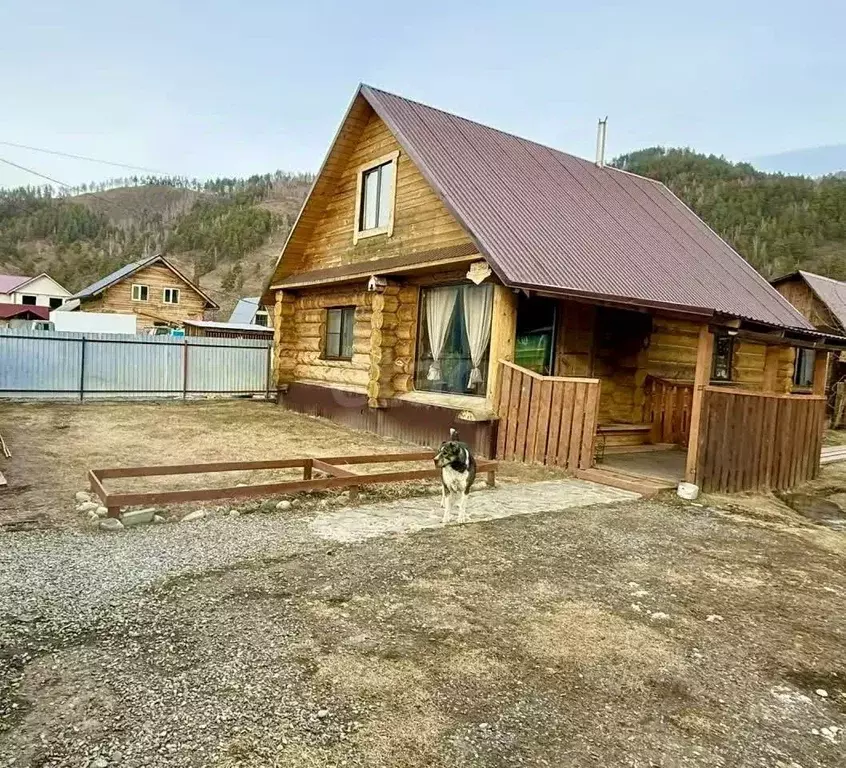 Дом в Алтай, Чемальский район, Элекмонарское с/пос, с. Элекмонар ул. ... - Фото 1