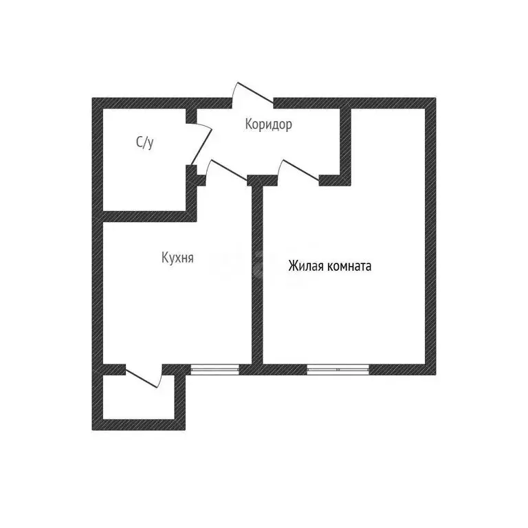 1-комнатная квартира: посёлок Берёзовый, улица Ивана Кулибина, 2 (28.7 ... - Фото 1