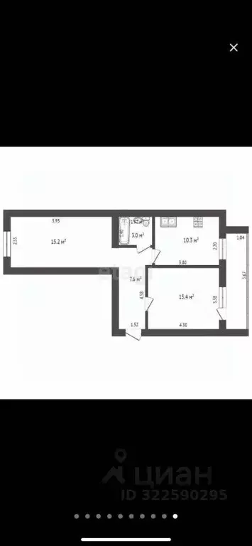 2-к кв. Саха (Якутия), Якутск ул. Маяковского, 108 (51.4 м) - Фото 1